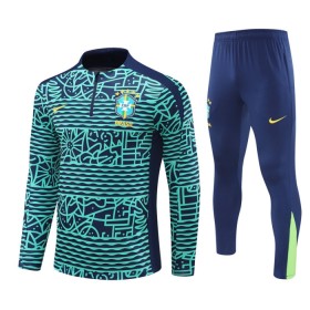 Brasil Sweat de Treino 2024-25 Quarter-Zip Verde